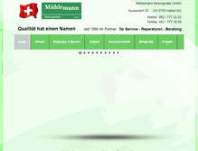 Tablet Screenshot of muehlemann-gmbh.ch